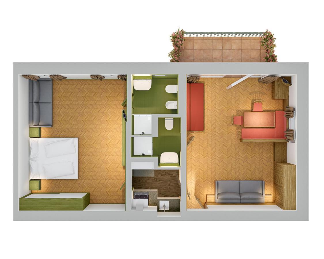 Aquila Dolomites Residence Urtijëi Dış mekan fotoğraf