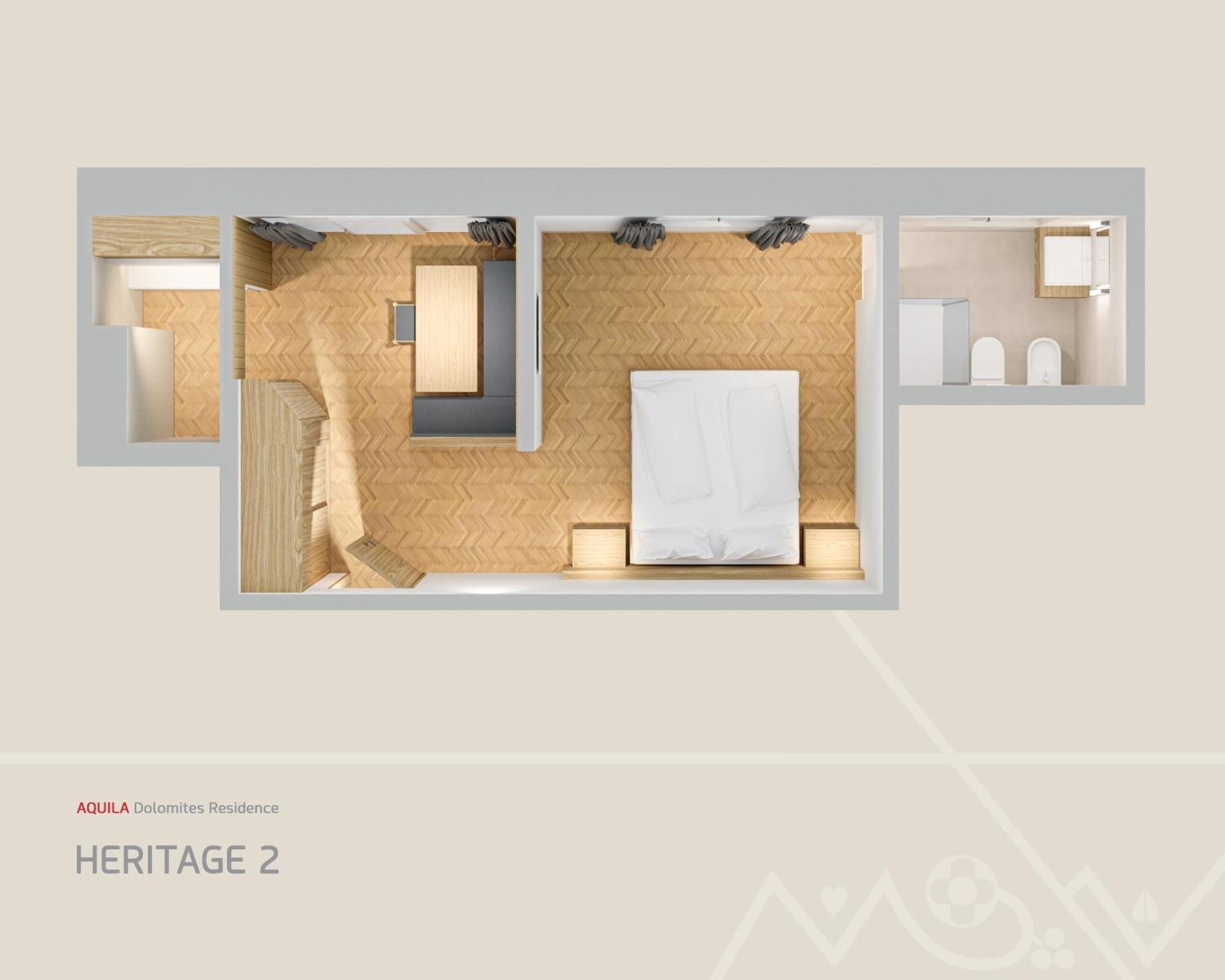 Aquila Dolomites Residence Urtijëi Dış mekan fotoğraf